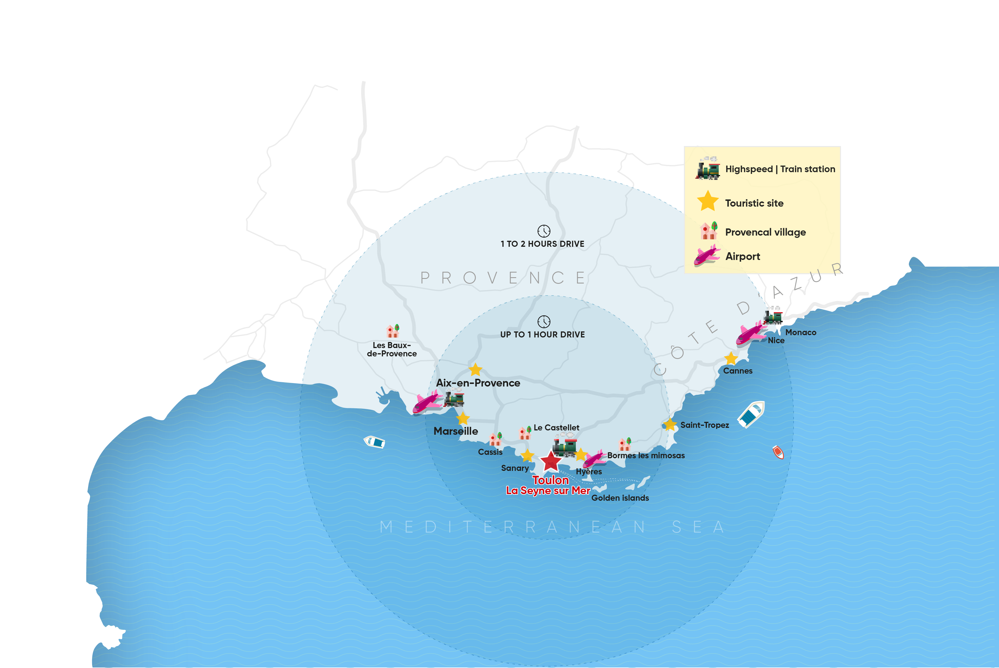 map Toulon Bay