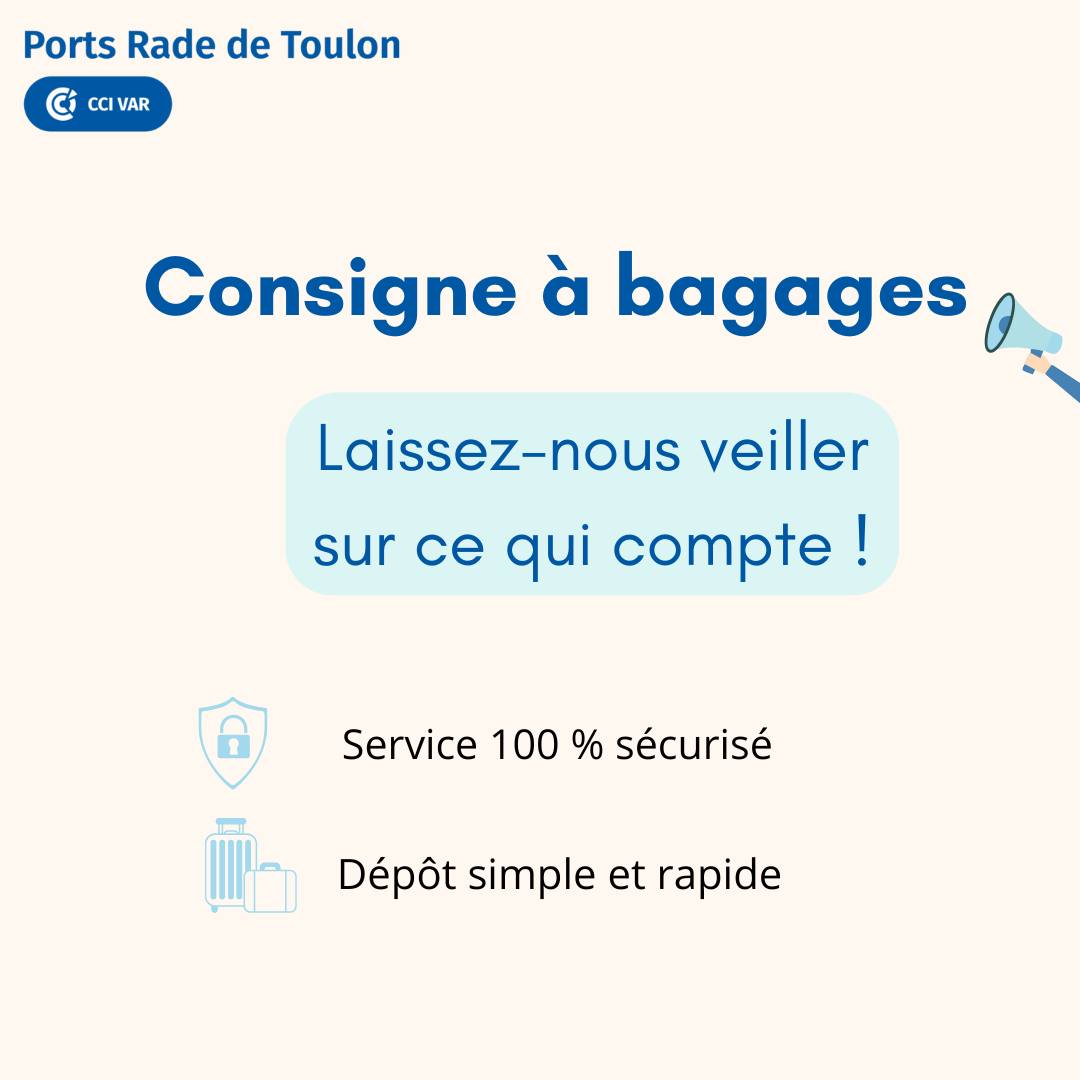 Service bagagerie Port de Toulon