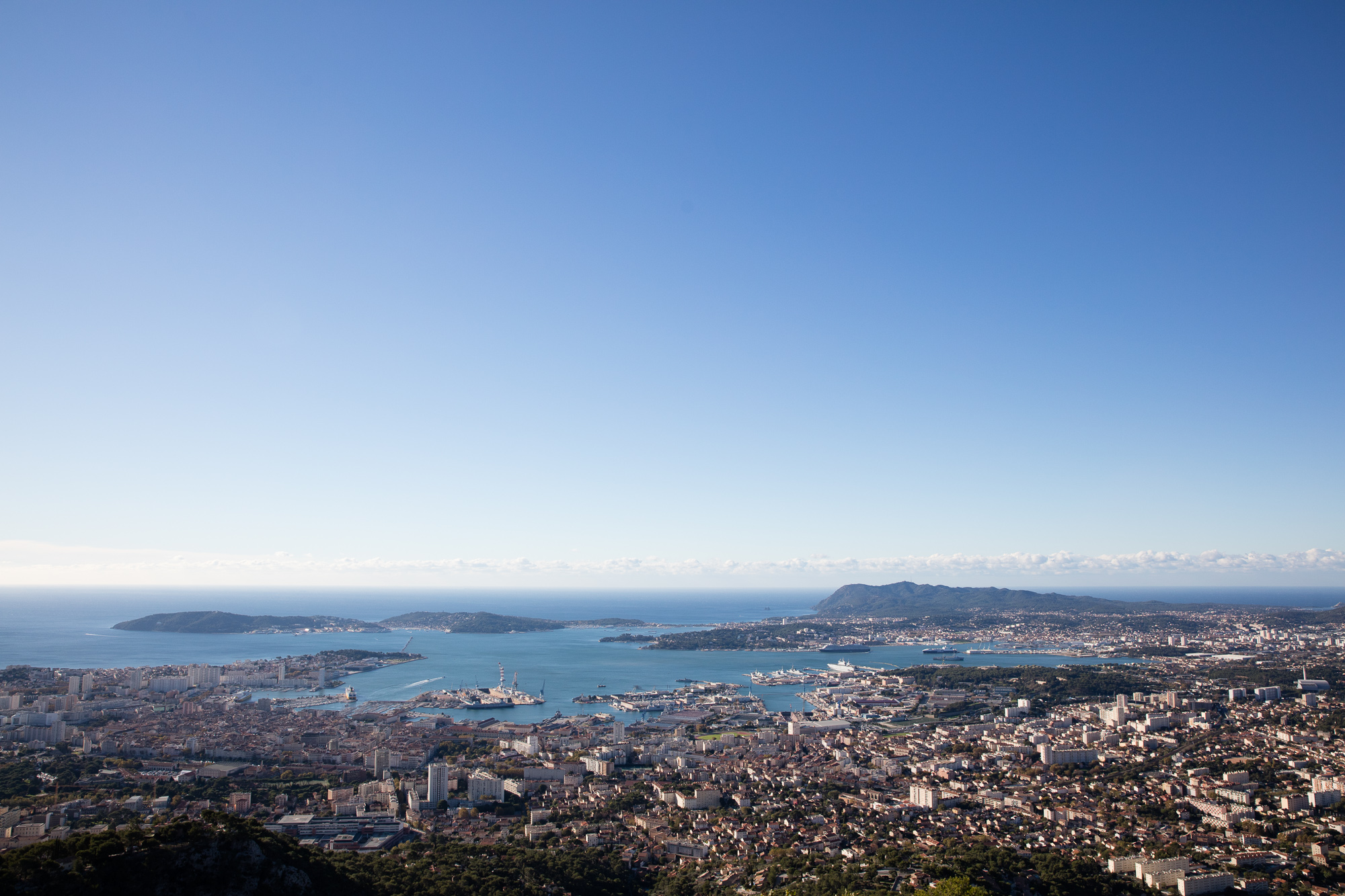 Toulon vue de la rade