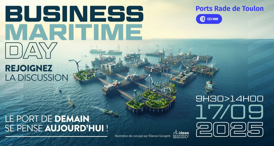 Visuel affiche evenement Business Maritime Day 2025