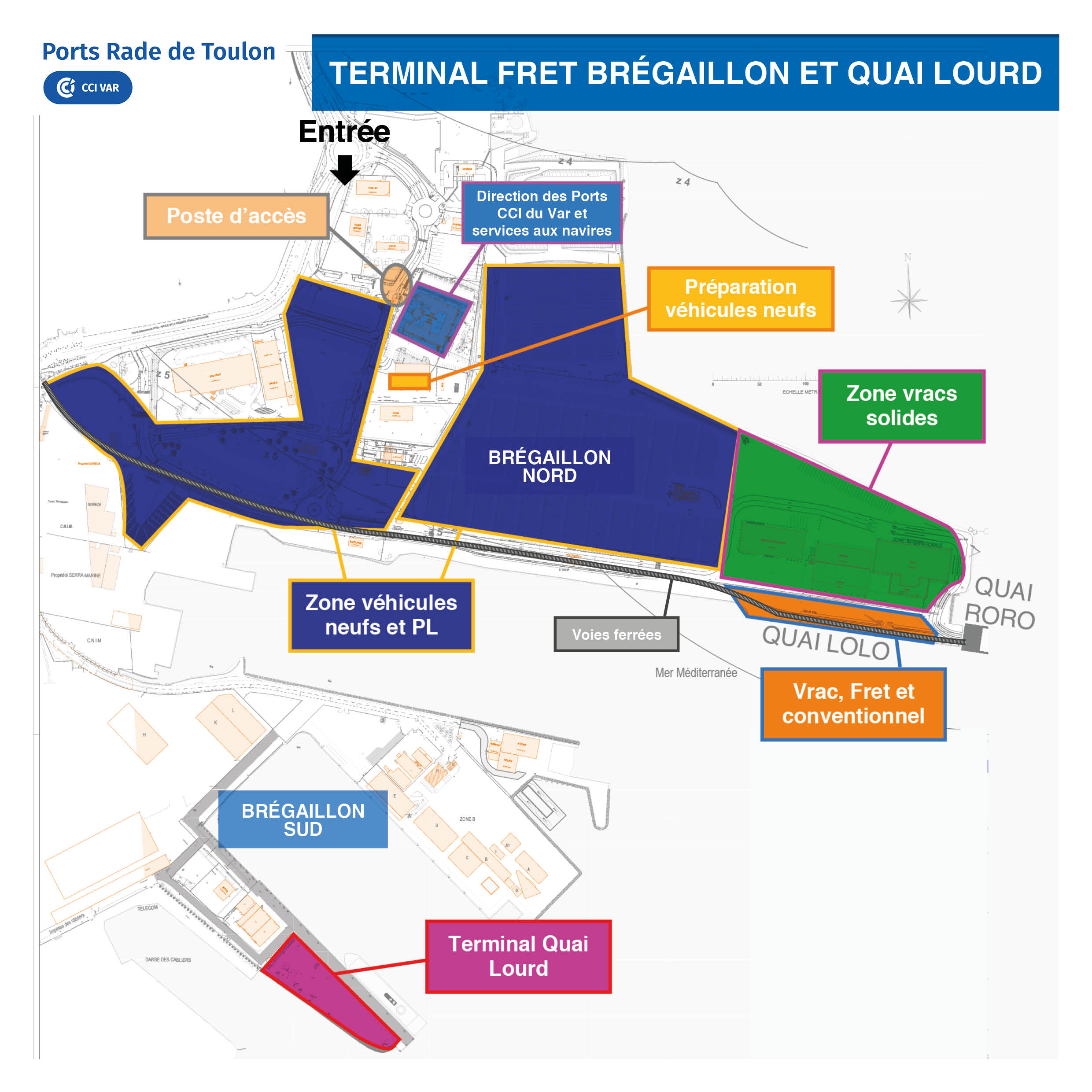 Carte Terminal Fret de Brégaillon