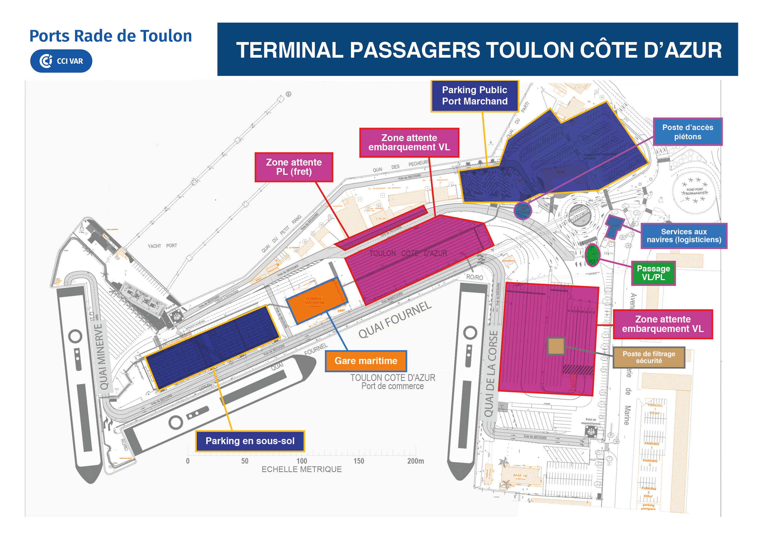 terminal passagers ferries toulon centre ville