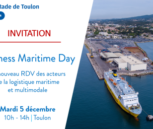 Invitation Business Maritime Day 5 décembre Ports rade de Toulon